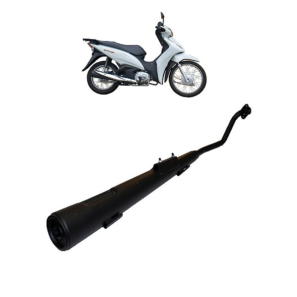 ESCAPAMENTO ESCAPE BIZ 110 2018 EM DIANTE MOD ORIGINAL PRETO