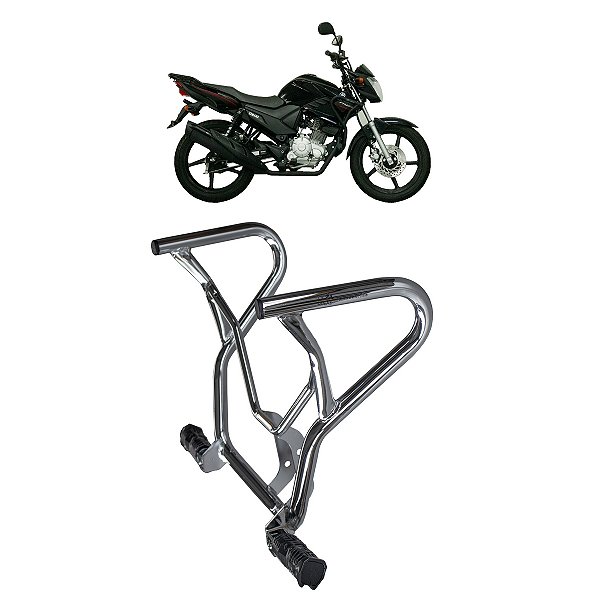 PROT CARENAGEM PEDALEIRA FAZER 150 2014 FACTOR 150 2015 CROM