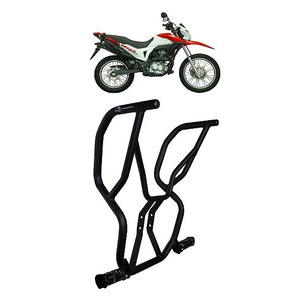 PROTETOR CARENAGEM C/ PEDALEIRA BROS 150-160 09/21 PRETO FOS