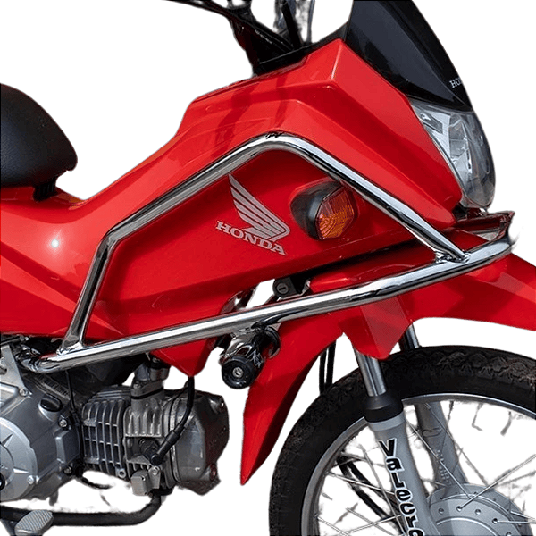 PROTETOR DE CARENAGEM POP 110 2015 EM DIANTE CROMADO