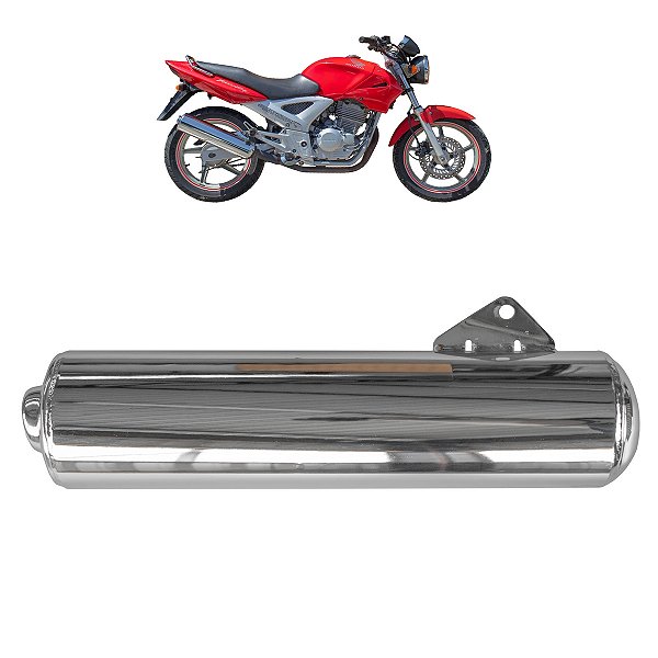 PONTEIRA CBX 250 TWISTER 02/08 MODELO ORIGINAL CROMADO
