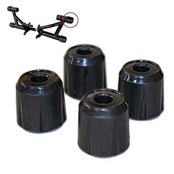 KIT 4 PONTEIRAS PROTETOR WHEELING