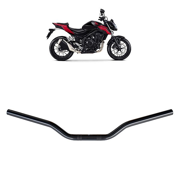 GUIDÃO CB 500 F 14/19 MODELO ORIGINAL CONTRAPESO C/ ROSCA