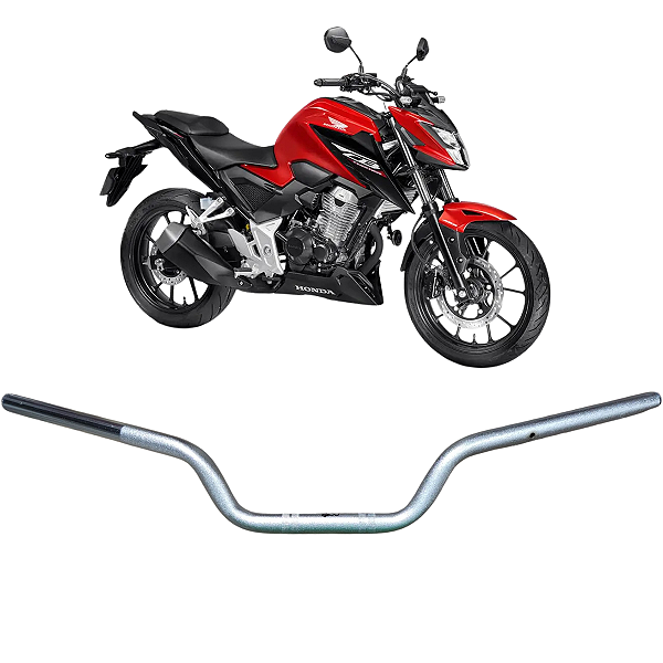 GUIDÃO CB 300 F TWISTER 2023 EM DIANTE CONTRAPESO C/ROSCA TEXTURIZADO
