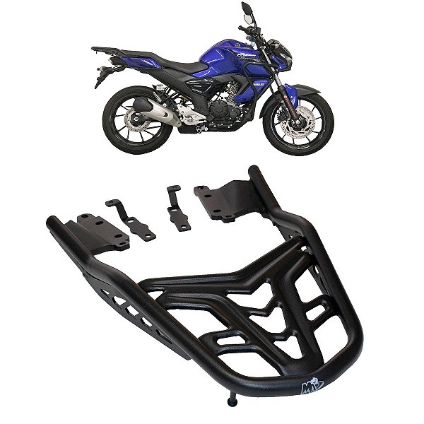 BAGAGEIRO VISION FAZER FZ 15 2023 EM DIANTE PRETO FOSCO