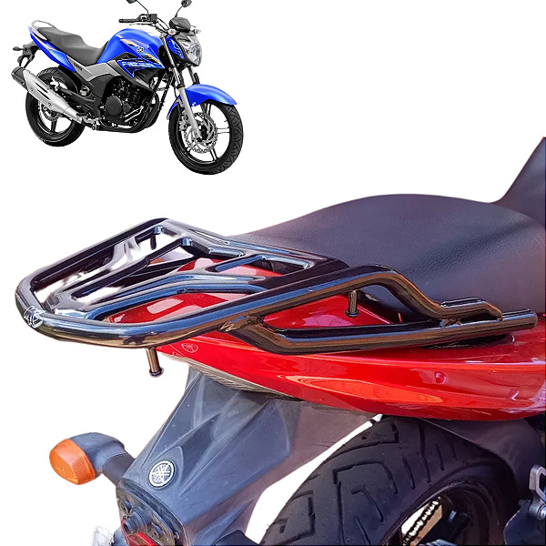 BAGAGEIRO FAZER 250 2005 A 2017 CURTO PRETO