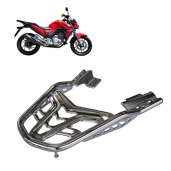 BAGAGEIRO VISION CB TWISTER 250 16/23 CURTO CROM.