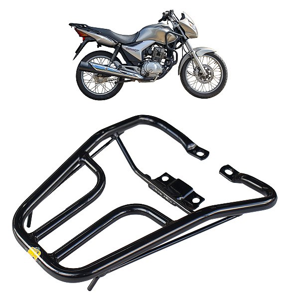 BAGAGEIRO TUBE CG 150 TITAN - FAN 125-150 09/13  CURTO PRETO