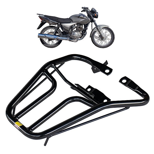 BAGAGEIRO TUBE CG TITAN 150- SPORT 04/08 CURTO PRETO