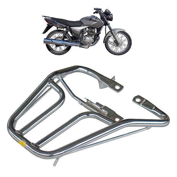 BAGAGEIRO TUBE CG TITAN 150- SPORT 04/08 CURTO CROM.