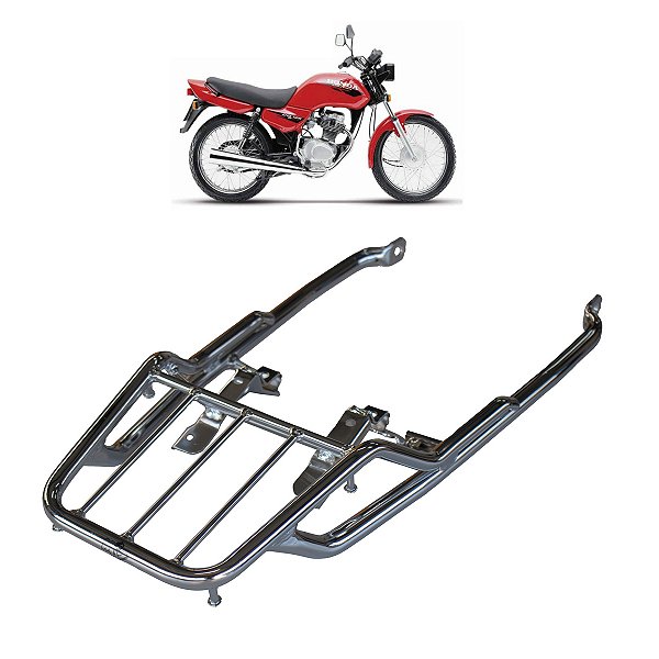 BAGAGEIRO TREF. CG TITAN 125 93/99 REFOR. LONGO CROM.