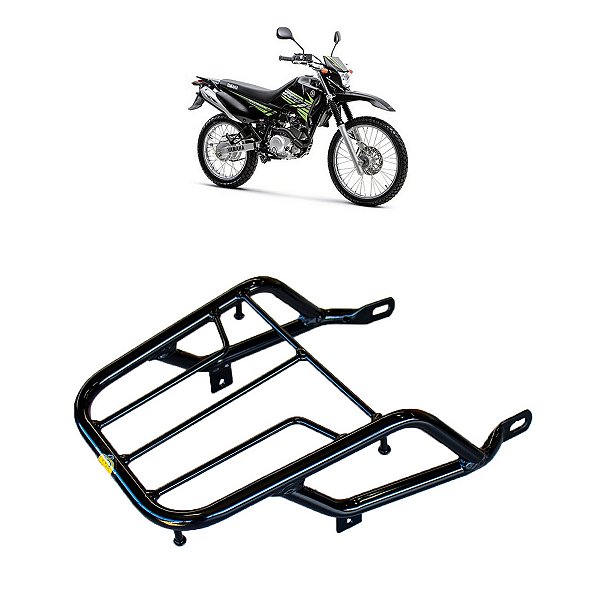 BAGAGEIRO TREF.  XTZ 125 MODELOS E/K/X  03/15 CURTO PRETO