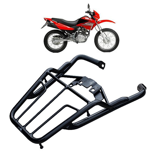 BAGAGEIRO TREF.  BROS NXR 125/150 03-08 REFOR. CURTO PRETO
