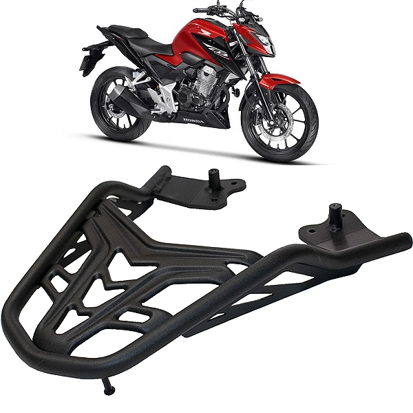 BAGAGEIRO CB 300 F TWISTER 2023 EM DIANTE PRETO FOSCO