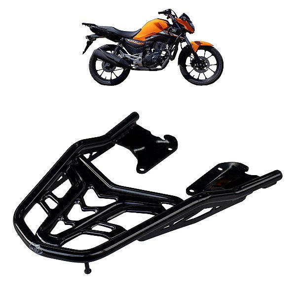 BAGAGEIRO CG TITAN FAN START 160 2025 EM DIANTE CURTO PRETO