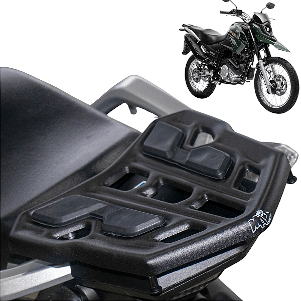 BAGAGEIRO CROSSER 150 YAMAHA 2014 EM DIANTE PRETO FOSCO