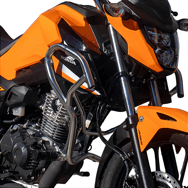 PROTETOR DE CARENAGEM CG TITAN FAN START 2025 CROMADO TEXTUR