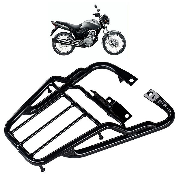 BAGAGEIRO CG TITAN 125 2000 A 2003 FAN 125 2004 A 2008 REFORÇADO CURTO