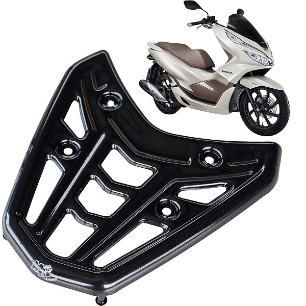 BAGAGEIRO SUPORTE BAU PCX 150 / 160 2014 A 2025 PRETO MA ACESSÓRIOS