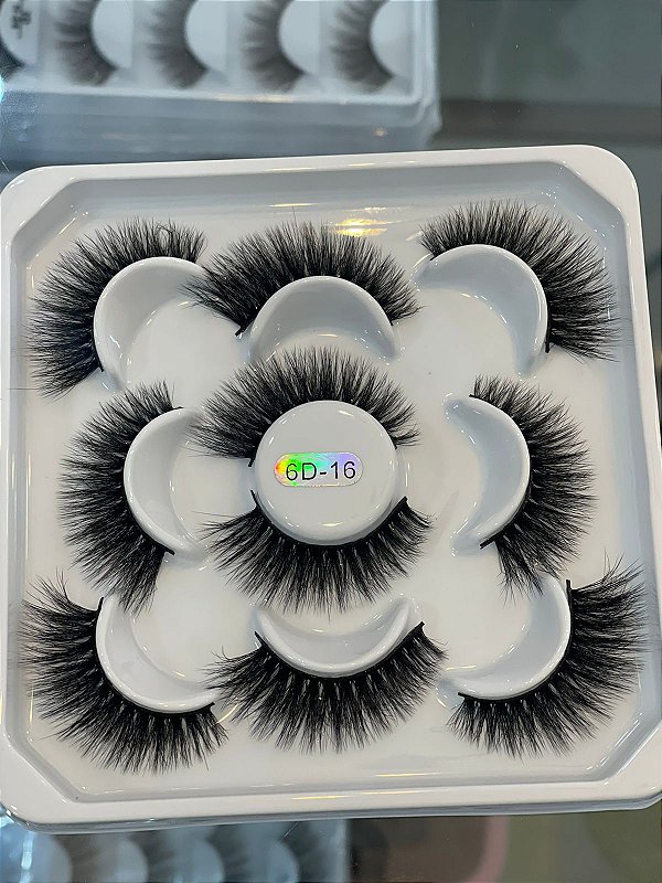 Cilios Estilo Mink 6D16