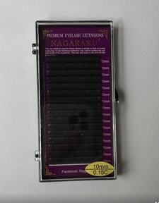 Cilios Fio A Fio Nagaraku 10mm 0.15c