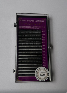 Cilios Fio A Fio Nagaraku 7MM 0.07C