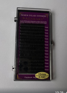 Cilios Fio A Fio Nagaraku 10mm 0.10c