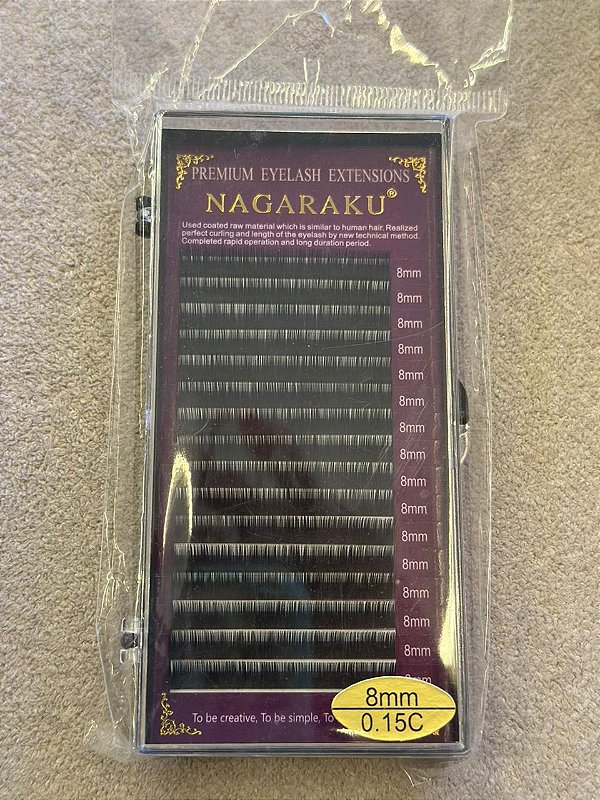 Cilios Fio A Fio Nagaraku 8MM 0.15c