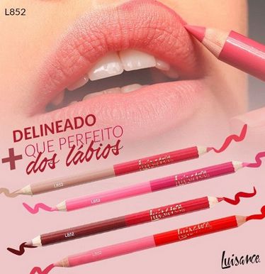 Lápis Duplo para Contorno Labial Efeito Matte Luisance