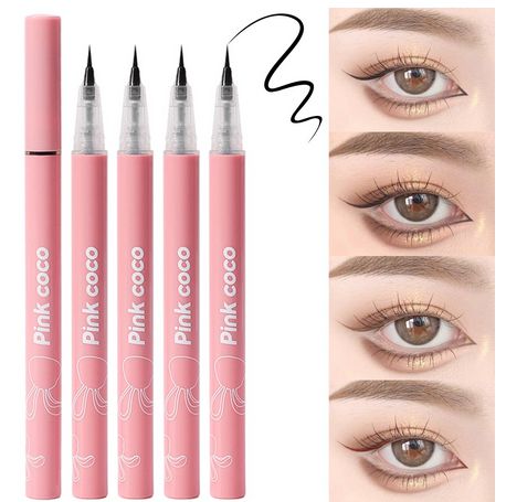 Caneta Delineador Pink Coco- Das Coreana 01 preta