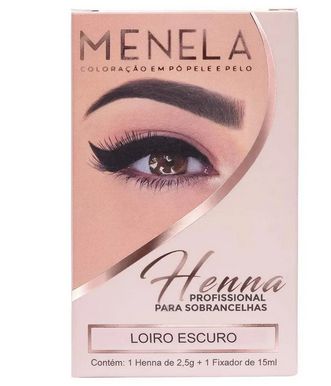 Henna para Sobrancelhas  Menela- Loiro escuro