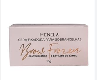 Cera fixadora para sobrancelhas - menela