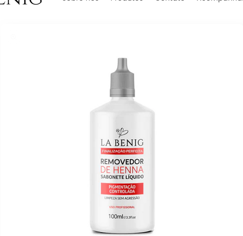 Fixador de Henna para Sobrancelhas La Benig 100 ml