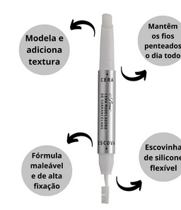 Cera modeladora de sobrancelhas - gobrow - rk by kiss