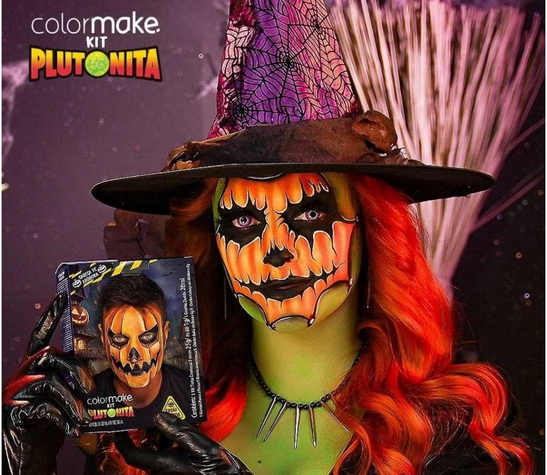 Kit plutonita halloween pintura artística - colormake