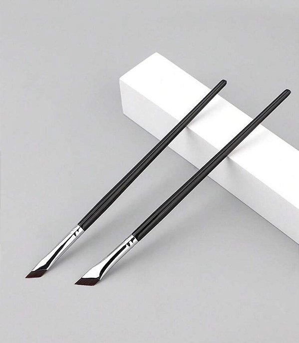 2 Peças pincel de sobrancelha pincel de delineador