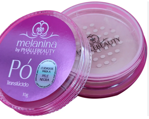 Pó Translúcido da Melanina PhálleBeauty