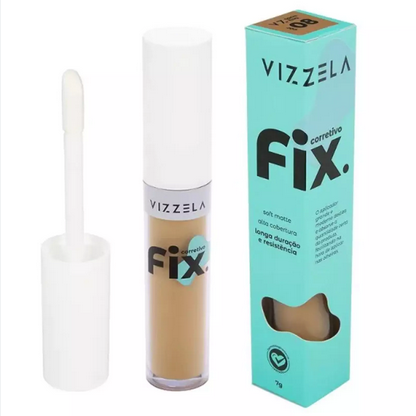 Corretivo Líquido Fix Cor 08 - Vizzela