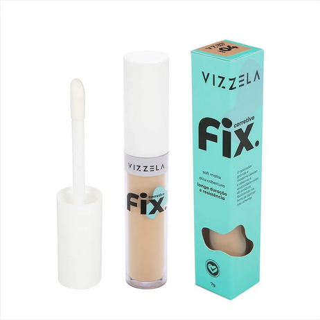 Corretivo Líquido Fix Cor 04 - Vizzela
