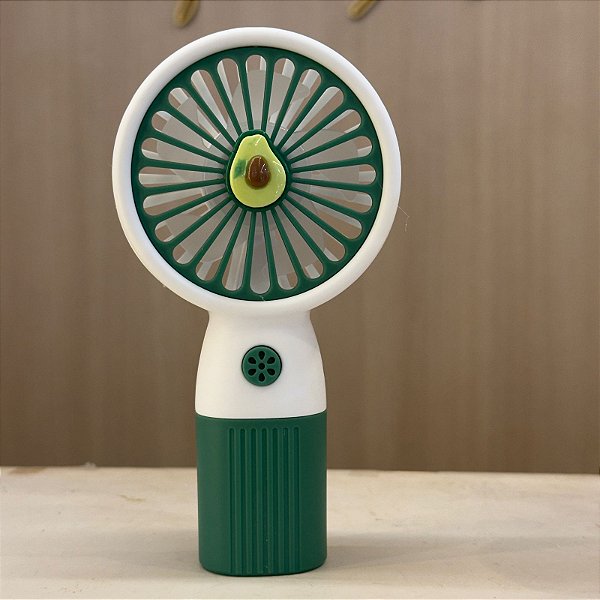 Mini Ventilador Portátil Mini Handheld Fan Verde Abacate