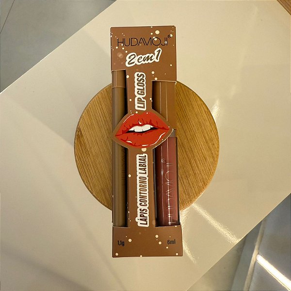 Kit Batom matte + lapis labial - Hudamoji 2 em 1 cor 02