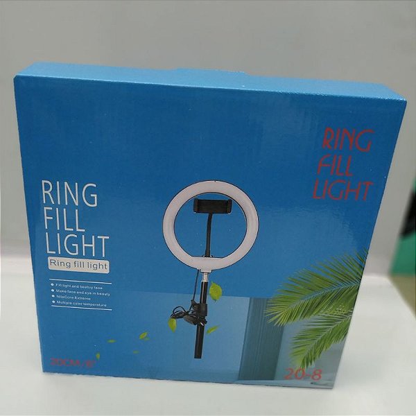 Ring Light Led 8 Polegada Profissional com tripe de mesa
