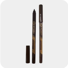 Lápis delineador power marrom bitarra apontável super pigmentado longa duração eyeliner brown