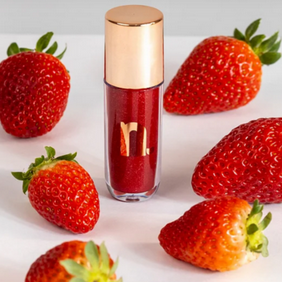 Gloss Labial Glow Morango Do Amor - Nina Makeup