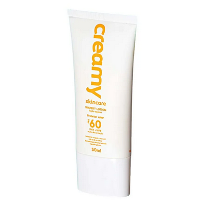 Creamy Watery Lotion Fps60 Protetor Solar Facial 50ml