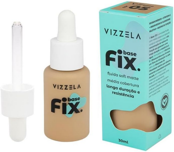 Base Líquida Fix Cor 05 - Vizzela