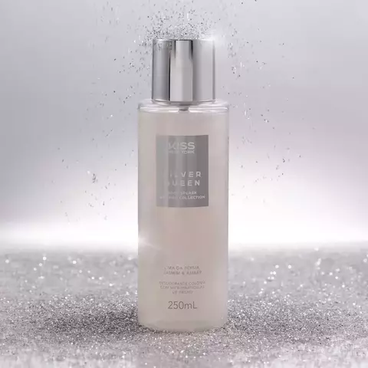 Body Splash Shimmer - Kiss New York Silver Queen