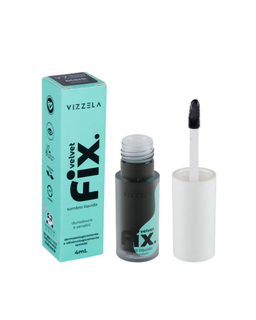 Sombra Liquida Vizzela Velvet Fix Cor - Black