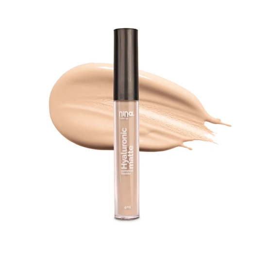 Corretivo Líquido Hyaluronic Matte Cor 0.5 – Nina Makeup