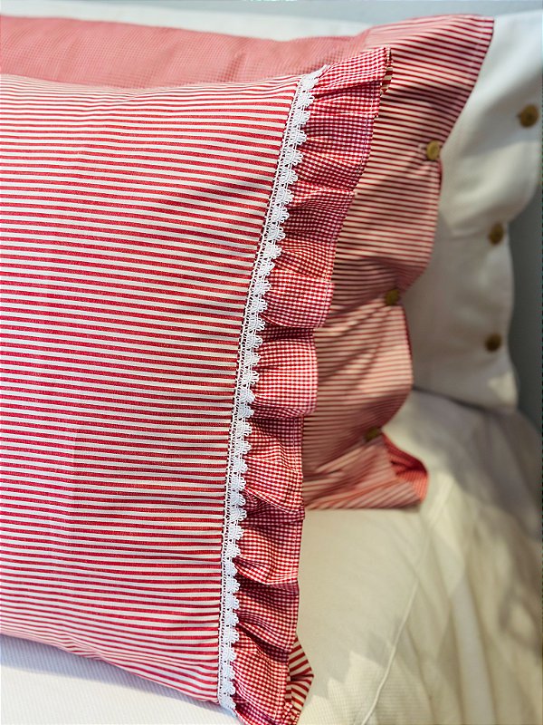 Fronhas Ana em Vermelho